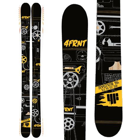 INTHAYNE. $1,054.00. Shop. DEVASTATOR JR. $588.00. Shop. 4FRNT's award-winning skis are waiting for you! Buy the best skis of the year designed By Skiers, For Skiers. Same-day shipping & a 100% Money Back Guarantee.. 