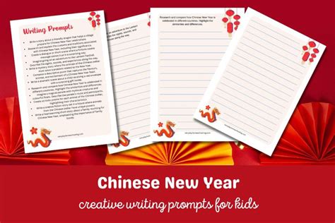 4h Creative Writing Chinese New Year Writing Activities - Chinese New Year Writing Activities