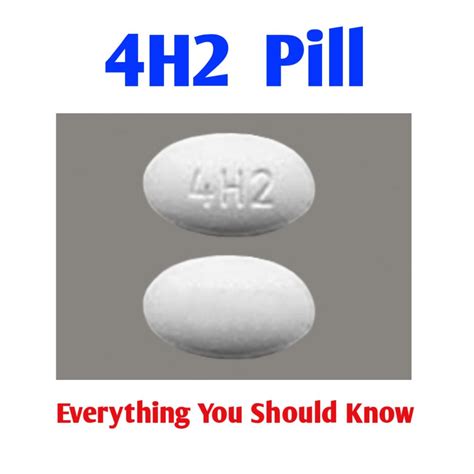 4H2 pill is a white, oval/elliptical pill or medicine which has been identified as Cetirizine Hydrochloride (mainly called Cetirizine). It belongs to the antihistamine drug class. 4H2 pill is a 2nd-generation antihistamine that reduces the body's natural chemical histamine. Histamines can cause sneezing, itching, watery eyes, and a runny nose.. 