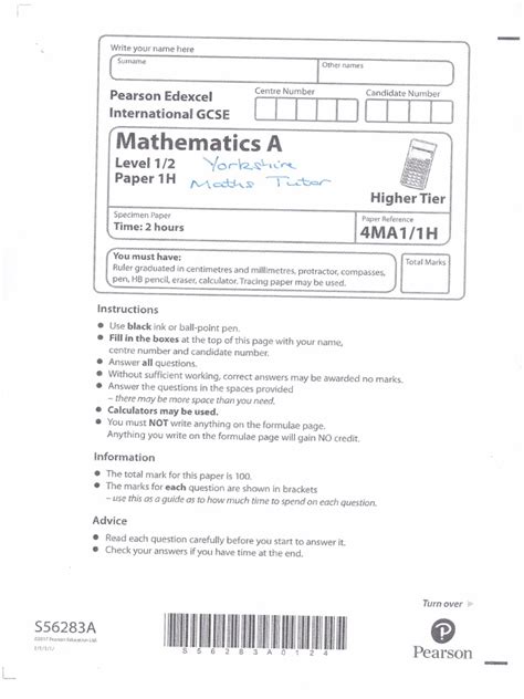 4ma1 past papers. .  Access all 4 paper components including question papers (QP) and...