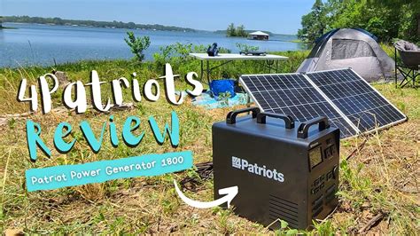 4patriot. The following article is an in-depth review and breakdown of 4Patriot's power generator 1800. We dissect all of the Patriot’s parts and pieces as well as it's features, benefits, pros, cons and what you actually get with the patriot power generator. 