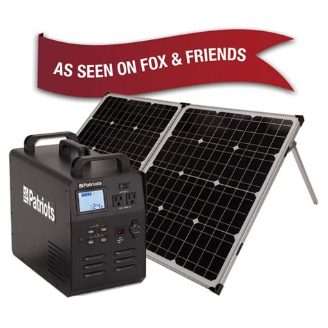 4patriots solar generator review. Solar energy produces electricity by generating copious amounts of heat, which is channeled through electrical conductors and transformed into electrical power. Solar heat collecto... 