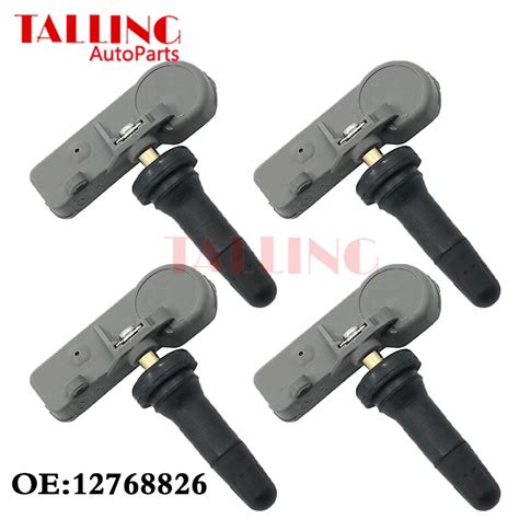 4pcs 12768826 Tire Pressure Monitoring System Sensor For Buick Lacrosse