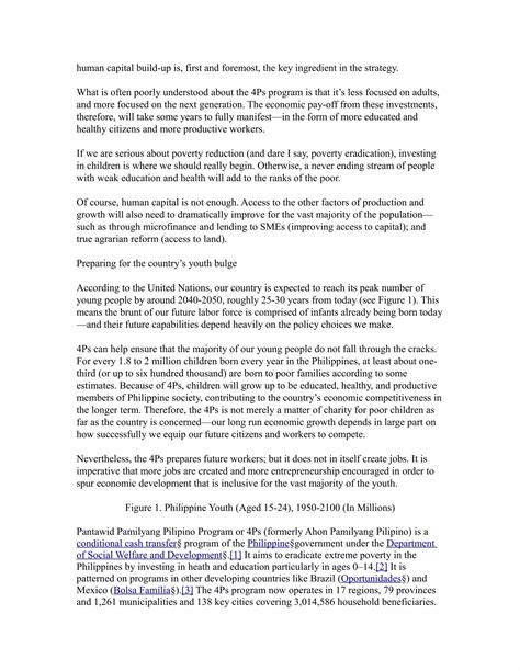 4ps philippines.  [2] It is patterned on programs in other developing Liftin...