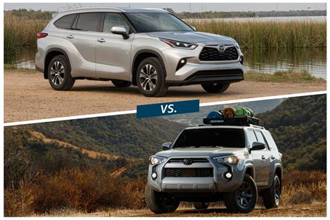 4runner vs highlander. 2024 Toyota 4Runner VS 2023 Toyota 4Runner (Save $2,000+) The 2024 Toyota 4Runner is a carryover model, meaning, the 2024 4Runner is nearly unchanged from the earlier 2023 model year 4Runners.The only change is that the TRD Pro models won’t have the options to be purchased in Lunar Rock or Lime Rush paint shade, … 