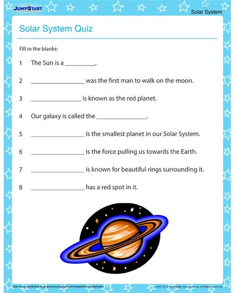 4th Grade Science: The Solar System Chapter Exam - Study.com