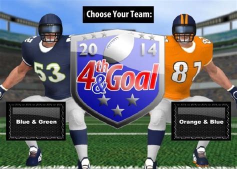 4th and goal 2022 unblocked. 4th and Goal 2019. 4th and Goal 2019 is the online American Football-game, created by Tony Corbin. In this game you are playing the Quarterback of your football team and you have to make the calls to score touchdowns and convert them. Choose different moves from the playbook to set up a wonderful passing play, or try to snatch a few meters for ... 