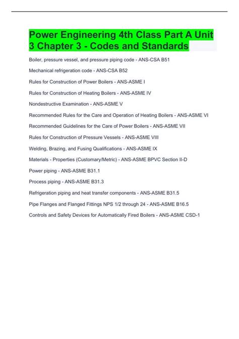 4th Class Power Engineer Study Guide