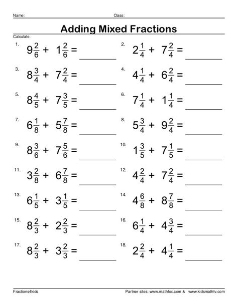 4th Grade Adding Mixed Fractions Worksheets 8211 Fractions Worksheet For 4th Grade - Fractions Worksheet For 4th Grade