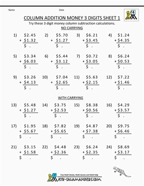 4th Grade Addition Worksheets Printable Pdfs For Free 4th Grade Addition And Subtraction - 4th Grade Addition And Subtraction