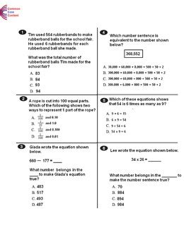 4th Grade Common Core Math Assessment 8211 Bundle 4th Grade Common Core Reading - 4th Grade Common Core Reading