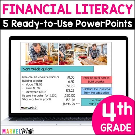 4th Grade Financial Literacy Interactive Powerpoint Lessons 2nd Grade Powerpoint Lessons - 2nd Grade Powerpoint Lessons