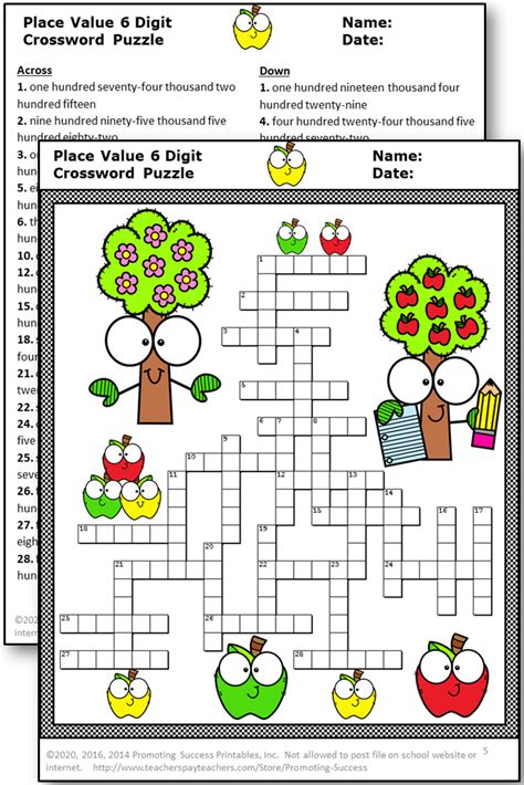 4th Grade Math Crossword Puzzles Printable Freeprintabletm Com 4th Grade Crossword Puzzles Printable - 4th Grade Crossword Puzzles Printable
