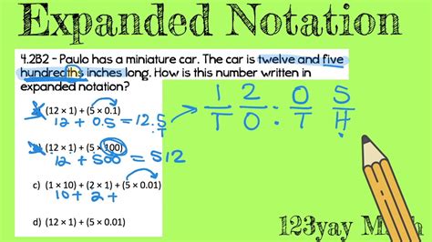 4th Grade Math Expanded Notation Youtube Expanded Notation 4th Grade - Expanded Notation 4th Grade