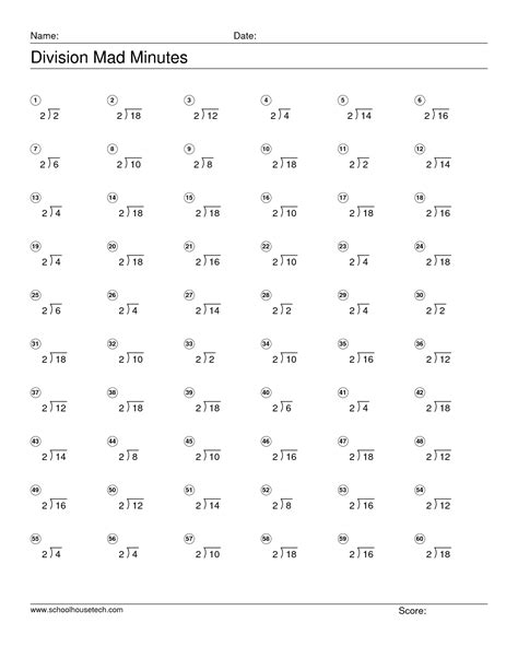 4th grade math minutes