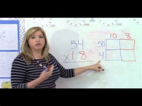 4th Grade Mathematics Lesson 3 Multi Digit Multiplication Arrays In Math For 4th Grade - Arrays In Math For 4th Grade