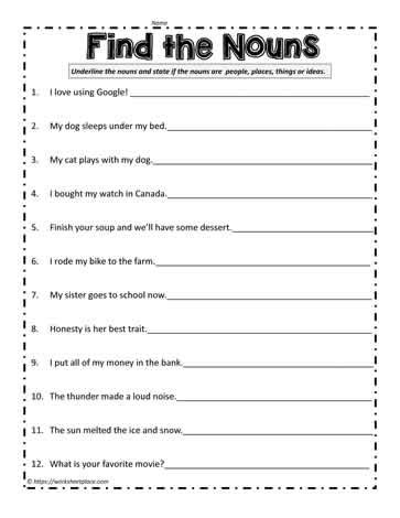 4th Grade Noun Worksheets Turtle Diary 4th Grade Proper Nouns Worksheet - 4th Grade Proper Nouns Worksheet