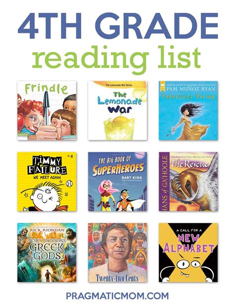 4th Grade Reading Books For Children Aged 9 Fourth Grade Reading List - Fourth Grade Reading List