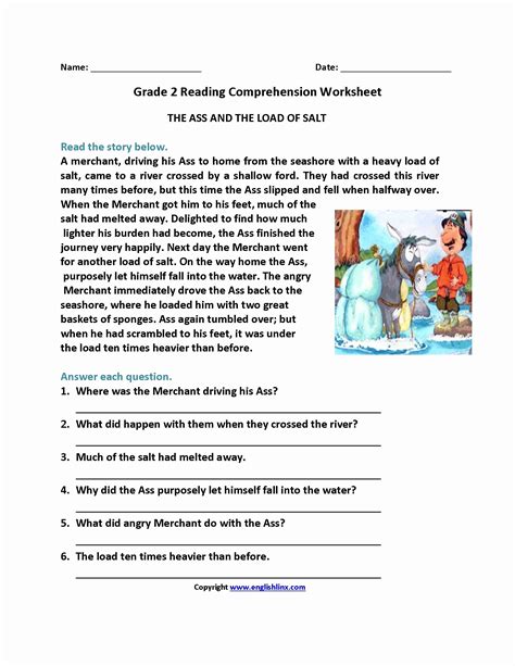 4th Grade Reading Comprehension Worksheet   Grade 4 Childrenu0027s Stories Amp Reading Worksheets K5 - 4th Grade Reading Comprehension Worksheet
