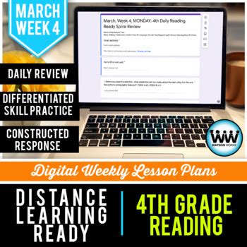 4th Grade Reading Distance Learning March Week 3 Teks 4th Grade Reading - Teks 4th Grade Reading