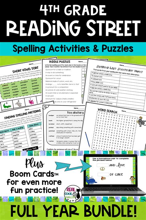 4th Grade Reading Street Spelling And Vocabulary Word 4th Grade Reading Street - 4th Grade Reading Street