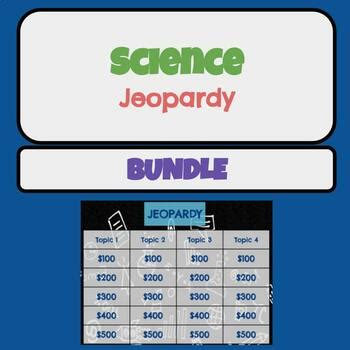 4th Grade Science Jeopardy Bundle By Katie Jenkins 4th Grade Science Jeopardy - 4th Grade Science Jeopardy
