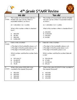 4th Grade Staar Summary Question Stems