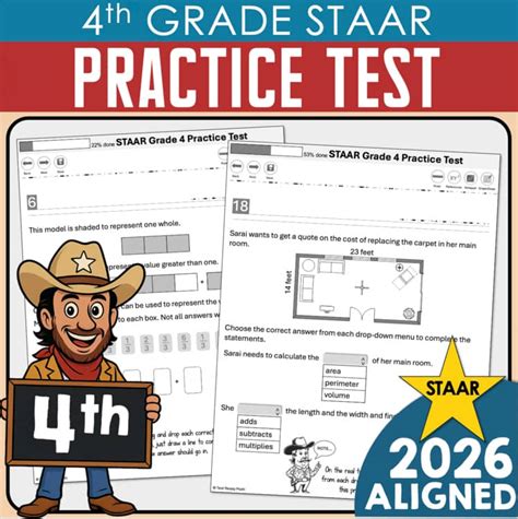 4th Grade Staar Test Practice