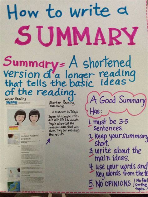 4th Grade Summarizing Educational Resources Education Com Writing A Summary 4th Grade - Writing A Summary 4th Grade