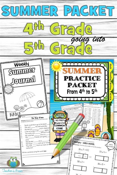 4th Grade Summer Packet 4th Grade Summer School - 4th Grade Summer School
