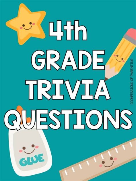 4th Grade Trivia Questions 4th Grade Trivia - 4th Grade Trivia