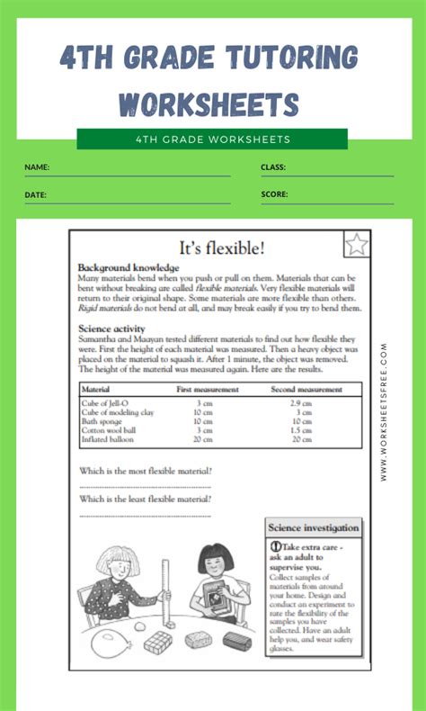 4th Grade Tutoring Worksheets In 2023 Worksheets Free Setting Worksheet For 4th Grade - Setting Worksheet For 4th Grade