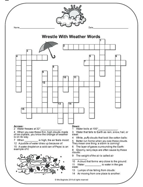 4th Grade Weather Teachervision Weather Worksheets 4th Grade - Weather Worksheets 4th Grade