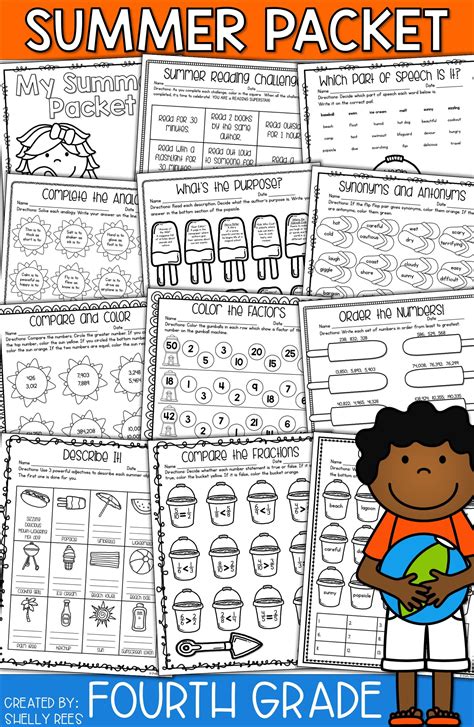 4th Grade Worksheets Printable Packets Documentine Com Second Grade Work Packets - Second Grade Work Packets