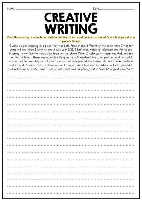 4th Grade Writing Prompt Worksheet Free Download On Writing Prompt For 4th Graders - Writing Prompt For 4th Graders