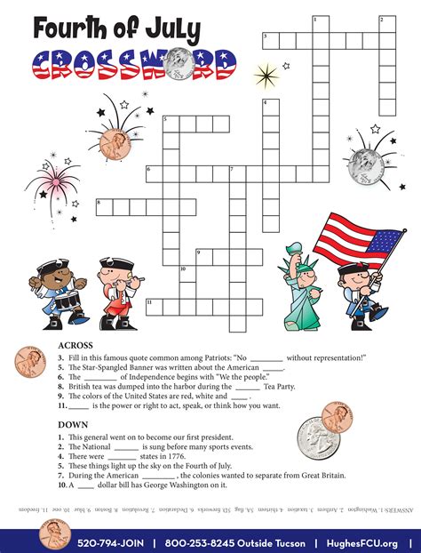 4th Of July Crossword Puzzles Fourth Of July Crossword Puzzles Printable - Fourth Of July Crossword Puzzles Printable