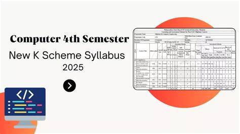 4th semester syllabus diploma computer engineering k scheme.  This update cover...