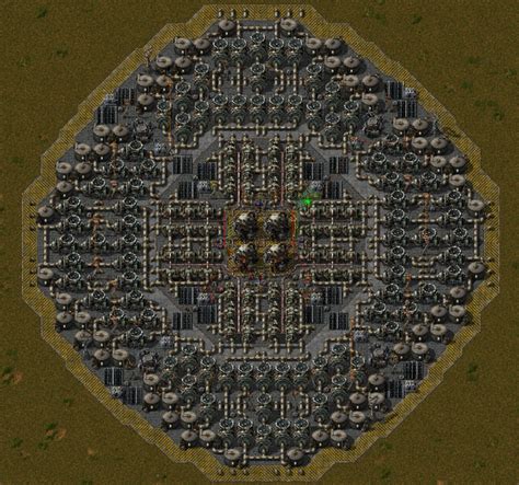 4x Round Reactor factorio