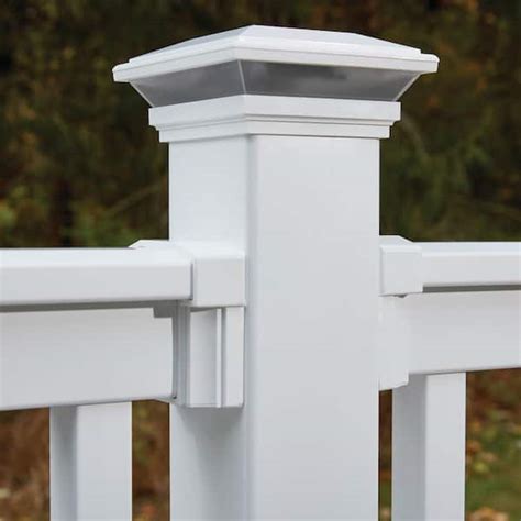 4x4 vinyl fence post.  Zero-maintenance and Durable Material: Constructed f...