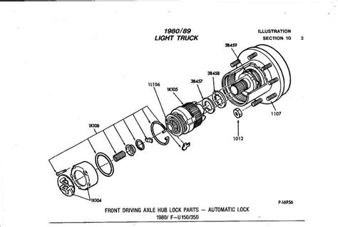 Read 4X4 Manual Locking Hubs 1984 Ford F250 Exploded Diagram 