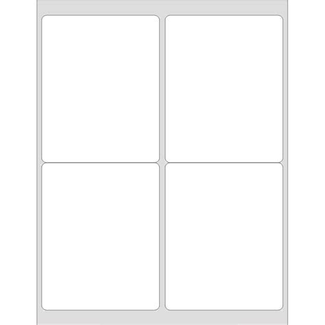 4x5 Label Template