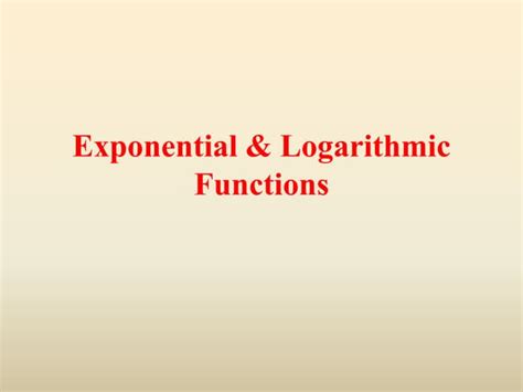 5: Exponential and Logarithmic Functions - Mathematics LibreTexts - wintechmobiles.com
