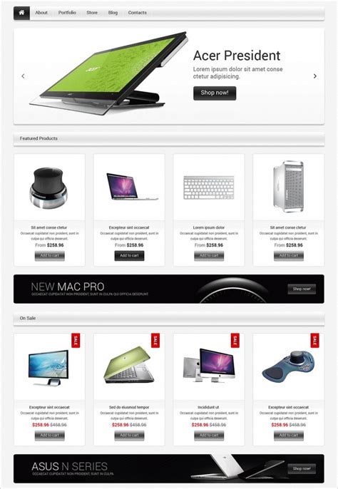 5+ Best Computer Store Templates & Themes Free & Premium