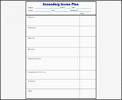 5+ Daily Lesson Planner Template Editable SampleTemplatess SampleTemplatess