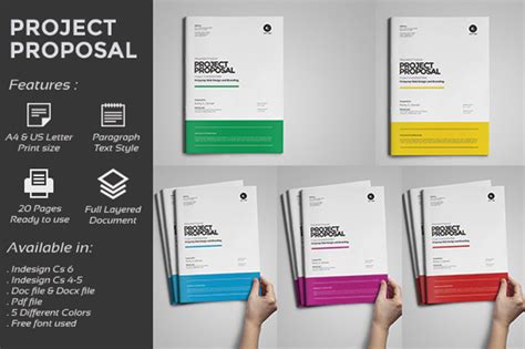 5+ Design Proposal Template Word, PSD and InDesign Format Graphic Cloud