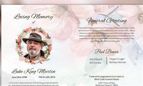 5+ Funeral Greeting Cards Word, PSD Format Download