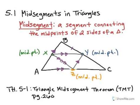 5 1 Midsegment Of Triangles Theorem Worksheet Answers