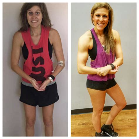Brewster's photos show just how much of a difference gaining muscle can make in your appearance. She notes that transformation happened as a result of her working as a personal trainer . 5. Mahaba Sidi. This is a little reminder that number on the scale is just number. Your weight doesn’t equal your progress!. 