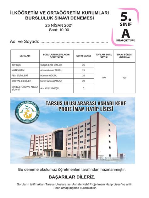 5 ARALIK 2021 PAZAR DENEMESİ Pi Çalışan Kütüphane. 