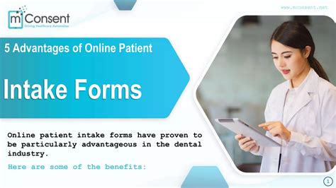 5 Advantages of Online Patient Intake Forms.pptx - SlideShare